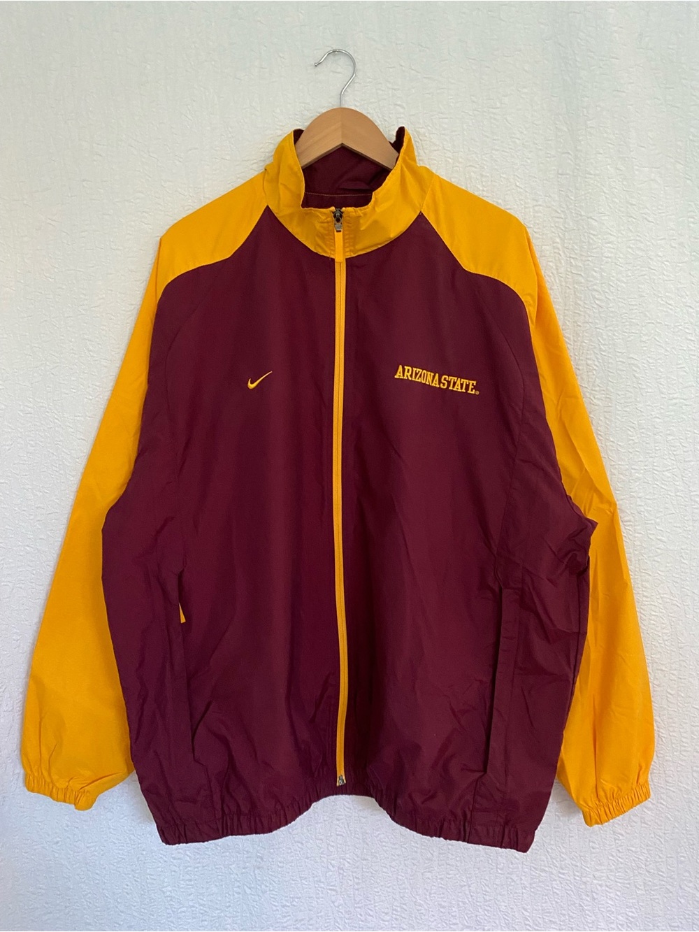 Nike Vintage Arizona State Sun Devil Windbreaker Jacket  Authentic Team Apparel